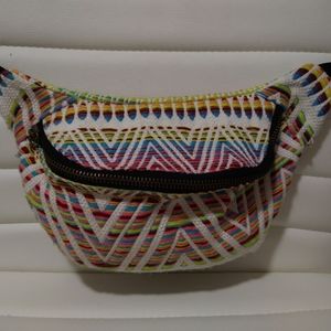Colorful fanny pack with adjustable buckle strap